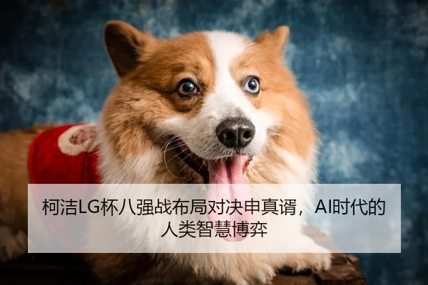 柯洁LG杯八强战布局对决申真谞，AI时代的人类智慧博弈