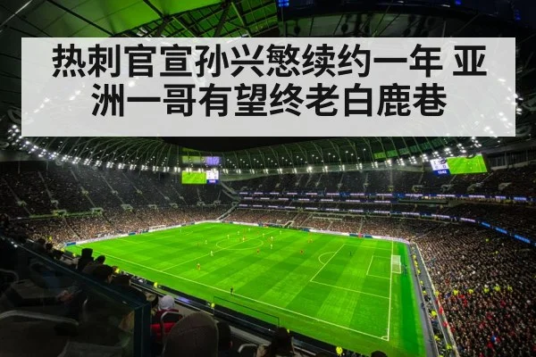 热刺官宣孙兴慜续约一年 亚洲一哥有望终老白鹿巷